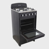 STOVE 4 BURNER MYSTIC 20" BLACK MY-ST4QZ921-PHCC-B