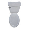 TOILET SET CPTL S TRAP ELONGATED CLOSED COUPLED WHITE LEVER FLUSH GNT-H680LF