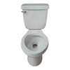 TOILET SET CPTL S TRAP ELONGATED CLOSED COUPLED WHITE LEVER FLUSH GNT-H680LF
