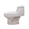 TOILET SET CPTL 1PC S TRAP ELONGATED CLOSED COUPLED WHITE BUTTON DUAL FLUSH GNT-A132