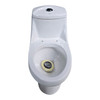 TOILET SET CPTL 1PC S TRAP ELONGATED CLOSED COUPLED WHITE BUTTON DUAL FLUSH GNT-A132