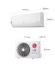 AIR CONDITIONER LG SPLIT 12000BTU 220V INVERTER VM122C9 WIFI