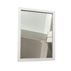 BATHROOM MIRROR WOLLATON WHITE PU FRAME 31.5"X23.6" GNM-MRWF08060
