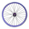 BICYCLE WHEEL 20" FRONT V RIM ALLOY WITH SPOKES COMPLETE COLORED