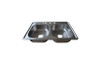 SINK DOUBLE BOWL KALIMBA 22G 33"X22"X6-1/2" GKS-TYK3322 NO WASTE SINK DOUBLE BOWL KALIMBA 22G 33"X22"X6-1/2" GKS-TYK3322 NO WASTE