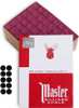 POOL CHALK MASTER BURGUNDY BILLIARD SOLD EACH