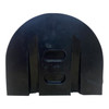 SPEED BUMP END CAP 1PC RUBBER BLACK 10" X 12" X 1 3/4" HSJ-SBR2530-EC SOLD EACH