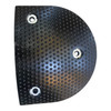 SPEED BUMP END CAP 1PC RUBBER BLACK 10" X 12" X 1 3/4" WOTECT HSJ-SBR2530-EC SOLD EACH