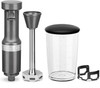 BLENDER KITCHENAID KHBV53DG VARIABLE SPEED CORDED HAND BLENDER MATTE CHARCOAL GREY 1Y