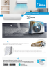 AIR CONDITIONER MIDEA 12000BTU 110V REGULAR SPLIT MSAF-121CN1EC + MOX1-121CN1EC XTREME ON OFF SERIES