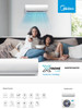 AIR CONDITIONER MIDEA 12000BTU 110V INVERTER SPLIT MSAF-121CDN8DB + MOX1-121CFN8DB XTREME COOL INVERTER SERIES SMARTHOME WIFI