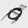 LEAD XLR FEMALE TO 1/4 MALE MONO 6' ZPC-24XF14M-6 STUDIO Z