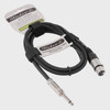 LEAD XLR FEMALE TO 1/4 MALE MONO 6' ZPC-24XF14M-6 STUDIO Z