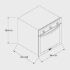 OVEN IN-WALL WHIRLPOOL WOA120S 24" GAS