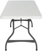 PLASTIC TABLE WHITE FOLDING LIFETIME 6FT 80272 1210103