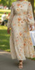Dress Floral Lined Black / Orange