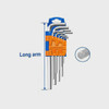 ALLEN KEY SET 9PCS WADFOW 1.5-10MM WHK1291