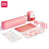 STATIONERY SET DELI VG53 PINK BOX
