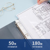 STATIONERY CLAMP FOLDER DELI 64526