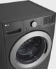 WASHING MACHINE LG WM3470CM BLACK 5CF ENGLISH
