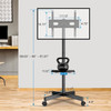 TV Stand Portable Rolling Adjustable PSTVMC06