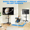 TV Stand Portable Rolling Adjustable MT2004A
