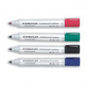 STATIONERY WHITEBOARD MARKER STAEDTLER 4PCS PACK 2MM LUMOCOLOR BULLET TIP