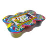 JELLY CUPS ASSORTED FRUIT FLAVORS 100G 6PACK