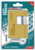PADLOCK TOTAL 90MM TLK32903 BRASS BLOCK