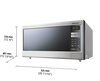 MICROWAVE PANASONIC NN-ST681SCWH 1.2CF
