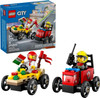 Toy LEGO City Pizza vs. Fire Truck Set 60458 70pcs