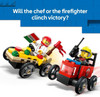 Toy LEGO City Pizza vs. Fire Truck Set 60458 70pcs