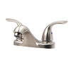 FAUCET BATHROOM KIOTTO DOUBLE HANDLE BRUSH NICKLE LNF-K5B2007BN