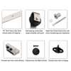 SLIDING BARN DOOR HARDWARE KIT OF 72" (1.83M) RAIL 304SSGWD-LS-SDU-010