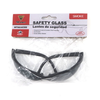 SAFETY GLASS WOTECT SMOKE LENS BLACK ADJUSTABLE FRAME GSD-WTSG3039S