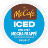 Coffee k-cup Pods Keurig McCafe IcedOne Step Mocha Frappe 20count