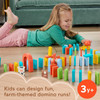 Toy Fisher-Price Wood Domino Run Playset