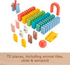 Toy Fisher-Price Wood Domino Run Playset