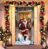 CHRISTMAS DECORATIONS ELASTIC DOOR COVER TLMT-6316-Y53 3FT X 6.6FT
