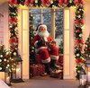 CHRISTMAS DECORATIONS ELASTIC DOOR COVER TLMT-6316-Y53 3FT X 6.6FT