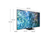 TELEVISION SAMSUNG 85" QN85Q60DAPXPA QLED 4K SMART LED TV 1Y