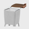 COOLER TABLE BOX ICE CHEST CAPRI MQ 492-1-CARAMELO WHITE