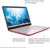 LAPTOP HP 15-BS234WM 15.6" RED