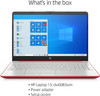 LAPTOP HP 15-BS234WM 15.6" RED