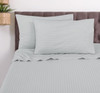 Bedsheet Set Royal Linen Silver Stripe 4pc