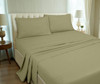Bedsheet Set Royal Linen  Sage Stripe 4pc