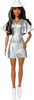Toy Barbie Doll Fashionistas with Sparkly Silver Fringe Dress