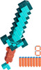Toy Nerf Minecraft Sword Dart Blaster