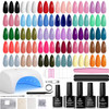 Nail beetles Gel Polish Kit with Lamp & 32 Colors