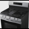 STOVE 5 BURNER SAMSUNG NX60A6111SS STAINLESS STEEL WITH PLATE-GRIDDLE